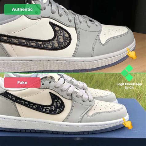 fake dior jordan 1 vs real|fake jordan 1 Dior for sale.